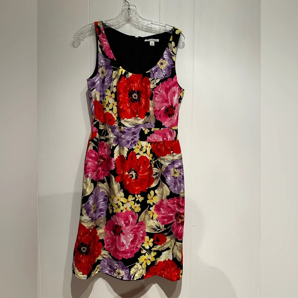 Banana Republic Floral Sleeveless Fit & Flare Dress Size 8